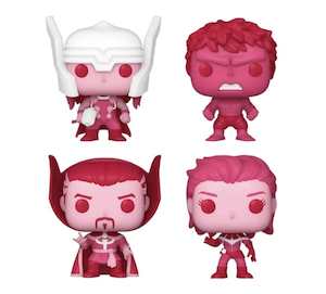 Marvel Comics: Valentines (Pink) - Pocket Pop! Heart Box 4-Pack