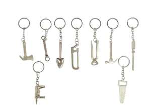 Home Living: Creative Tool Keychain 9pcs Assorted Designs