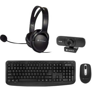 Toshiba Dynabook 4in1 Home Office Bundle Wireless Keyboard, Mouse/Headset/Webcam
