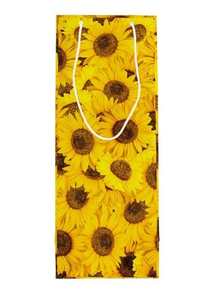 Home Living: BULK BUY 250pcs Wine Bottle Bag Sunflowers Pattern - SQUARE