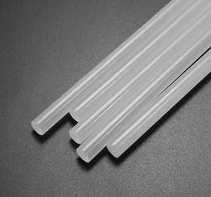 BULK BUY 24pk x 12Pcs 7mm X 8.5cm Transparent Hot Melt Glue Sticks