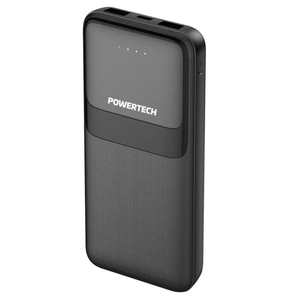 Electronics: Powertech 10000mAh Power bank With Built-in Cables MB3864