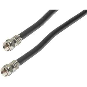 Digitech High Quality RG6 Quad Shield Cable with Crimped Connectors