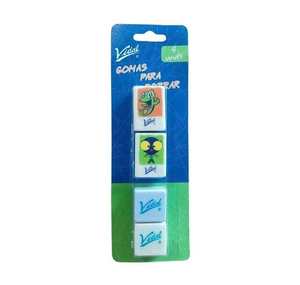 Stationery: BULK BUY 55pcs VIDAL ERASERS 4PACK