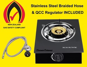 Single Burner Auto Ignition Tempered Glass Panel Gas Stove GQ31-2