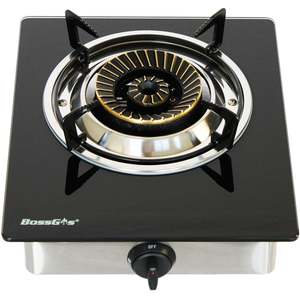 Single Burner Auto Ignition Tempered Glass Panel Gas Stove  G101RBP-2