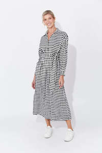 Dresses: Haven Casablanca Dress White/Kohl