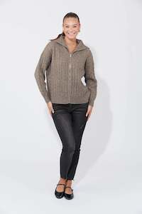 Jumpers: Haven Cadiz Zip Jumper Marle