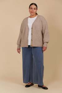 Isle of Mine Miru Cardigan Taupe