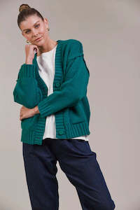 Eb Ive: Eb & Ive Katana Cardigan Teal