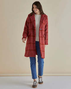 Betty Basics Wanda Coat Rouge Red