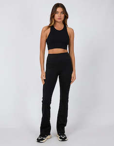 Pants: All About Eve Active Flare Legging Black