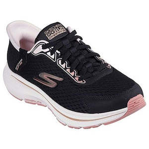 Sketchers: Skechers Slip-Ins Go Run Consistent- Endure Blk/Light Pink