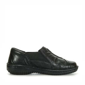 Cabello Crinkle Shoe Black