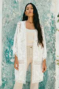 Accessories: Isle of Mine Oline Kimono-Lotus