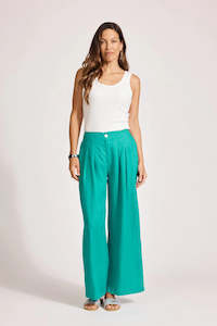 Eb & Ive Miramar Palazzo Pant -Lagoon