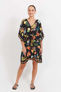 New Arrivals: Haven Cabana Dress-Brasil Black