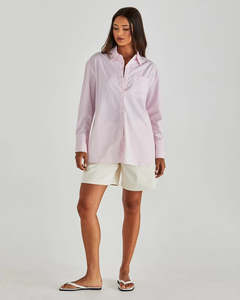 Tops: Sass Ambrose Shirt Pink Stripe