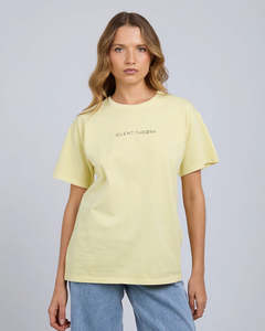 Silent Theory: Silent Theory Logo Tee-Lemon