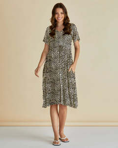 Betty Basics Donna Dress-Cheetah