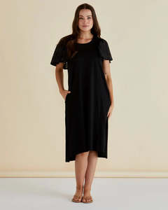 Betty Basics: Betty Basics Sawyer Embroided Dress Black