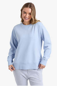 Tops: Elm Melbourne Crew Sky