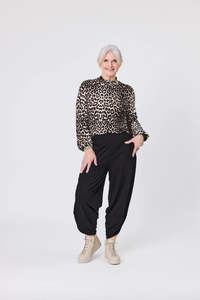 Lemon Tree Evie Top in Leopard Print