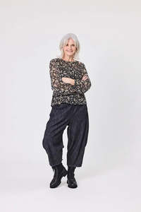 Lemon Tree: Lemon Tree Sonja Pants - Black Denim