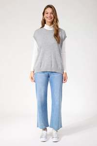 Jumpers: Salla Sparkle Vest Silver