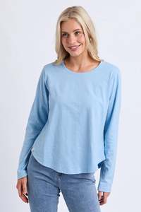 Elm Everyday L/S Tee Light Blue