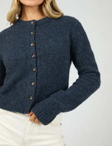Tops: All About Eve Bayside Cardigan Ink