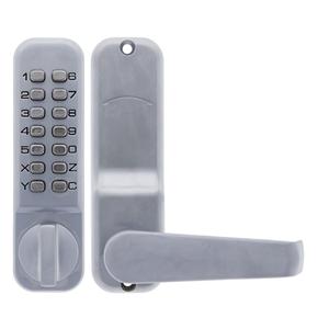 Products: Carbine NK2000SC-KDSC mechanical digital door lock double keypad (silver) - Lockwise - Hawke's Bay Locksmith