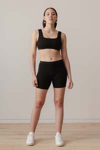 Last Chance 1: Scallop Bike Short - Black