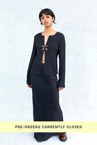 Mto Bottoms: Butterfly Skirt - Black