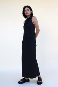 Mto Dresses: Demi Wrap Dress - Black