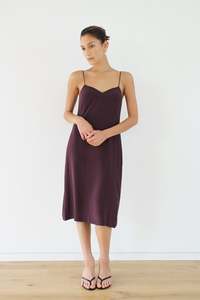 Sale: Nudi Slip - Aubergine