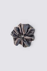 Silk Scrunchie - Chocolate