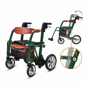 Wheelchairs Collection: Uplivin Gavo 2-in-1 Walker Wheelchair
