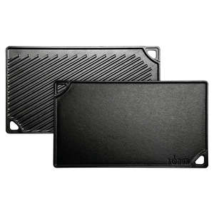 Griddles Grill Pans: Cast Iron Double Play Reversible Grill/Griddle 42cm