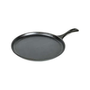 Griddles Grill Pans: Cast Iron Round Griddle 26cm