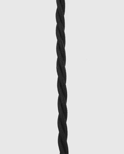Products: Twisted Fabric Cable Black - Lighting Accessories - Loftmotif