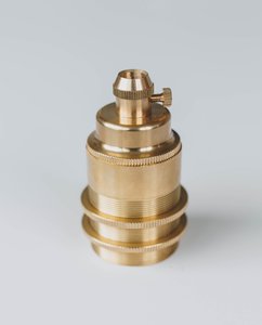 Products: Brass Lamp holder - with E27 inner - Loftmotif