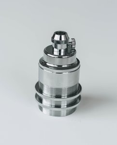 Lamp Holder - Chrome - With E27 Inner - Loftmotif