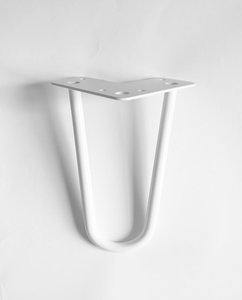 Products: 200 mm White Hairpin Table Legs (Set of 4) - Loftmotif