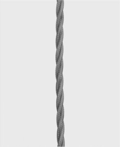 Twisted Fabric Cable Grey - Lighting Accessories - Loftmotif