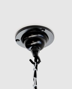 Products: Classic Ceiling Rose Black 95 mm - Great Vintage Look - Loftmotif