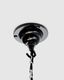 Classic Ceiling Rose Black 95 mm - Great Vintage Look - Loftmotif