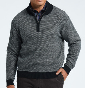 Purser Merino Wool Zip Pullover