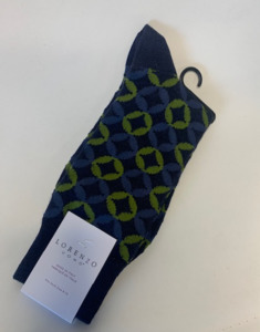Socks: Lorenzo Uomo Circle sock 6895