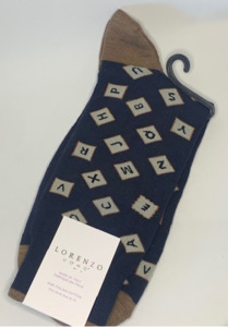 Lorenzo uomo Scrabble Sock
